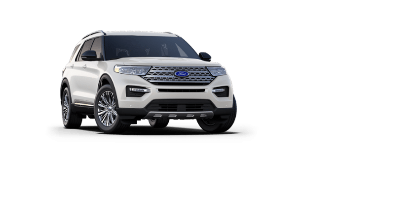 2020 Ford Explorer Limited Star White, 3.3L Hybrid Engine | Cambrian